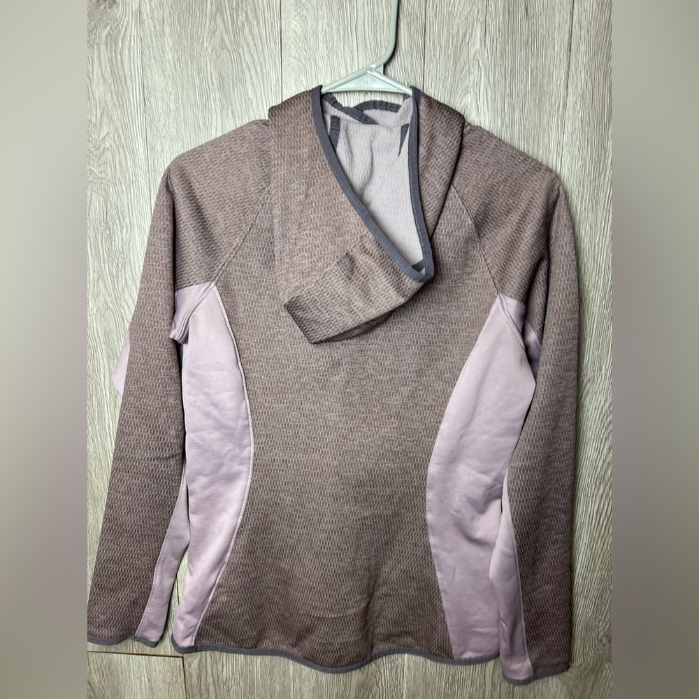 The North Face Arcata Asymmetrical Zip Fleece Lined Hooded Jacket Size Small - Picture 10 of 16